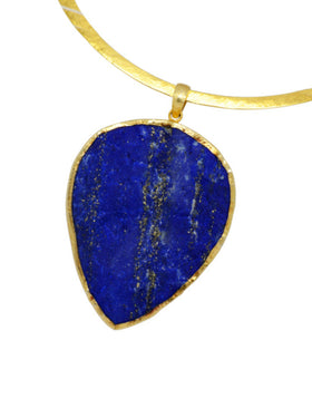 Lapis Lazuli Pendant (70mm) Pendant Pruden and Smith   
