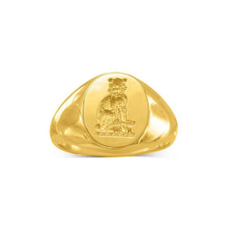22ct Yellow Gold Signet Ring Ring Pruden and Smith   
