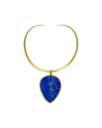 Lapis Lazuli Pendant (70mm) Pendant Pruden and Smith   