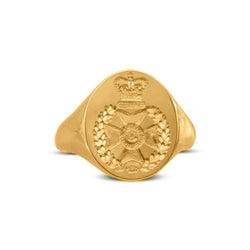 Regimental Badge Signet Ring Ring Pruden and Smith   