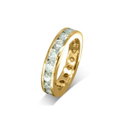 Channel Set Round Brilliant Diamond Full Eternity Ring (2ct) Ring Pruden and Smith 18ct Yellow Gold  