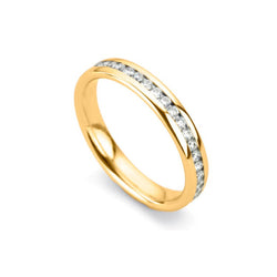 Channel Set Diamond Full Eternity Ring Ring Pruden and Smith 18ct Yellow Gold 100% 