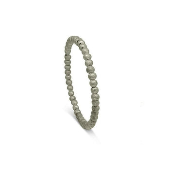 Nugget Bead Solid Silver or 9ct Gold Bangle Bangle Pruden and Smith   