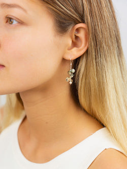 Teardrop Earrings Earring Pruden and Smith Moonstone (White rainbow)  