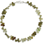 Green Mix Teardrop Gemstone Necklace Necklace Pruden and Smith   