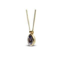 Acorn Solid 9ct Gold Gemstone Pendant  Pruden and Smith   