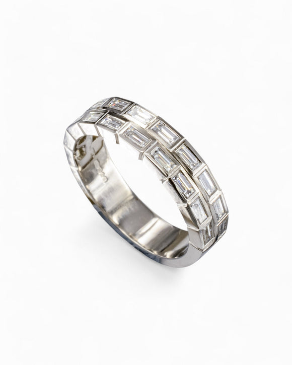 Baguette Diamond Eternity Ring Ring Pruden and Smith