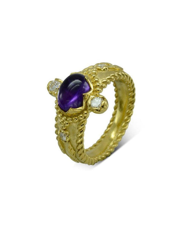 Bespoke Medieval Gold Ring Ring Pruden and Smith