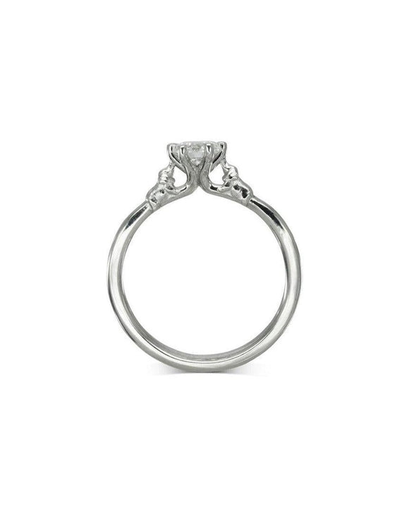 Elephant Motif Diamond Engagement Ring Ring Pruden and Smith