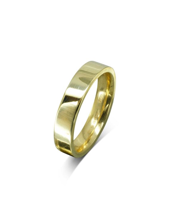 Flat Wedding Rings Ring Pruden and Smith
