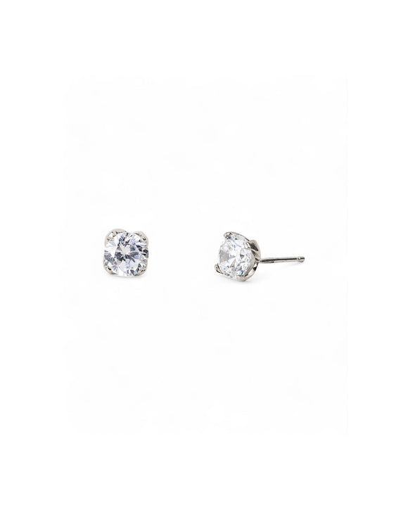 Four Claw Diamond Stud Earrings Earrings Pruden and Smith