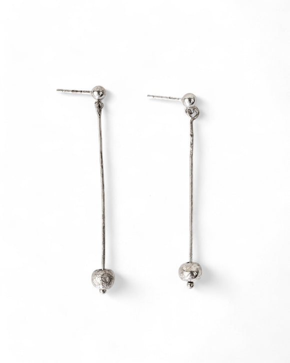 Hollow Nugget Drop Earrings Earrings Pruden and Smith