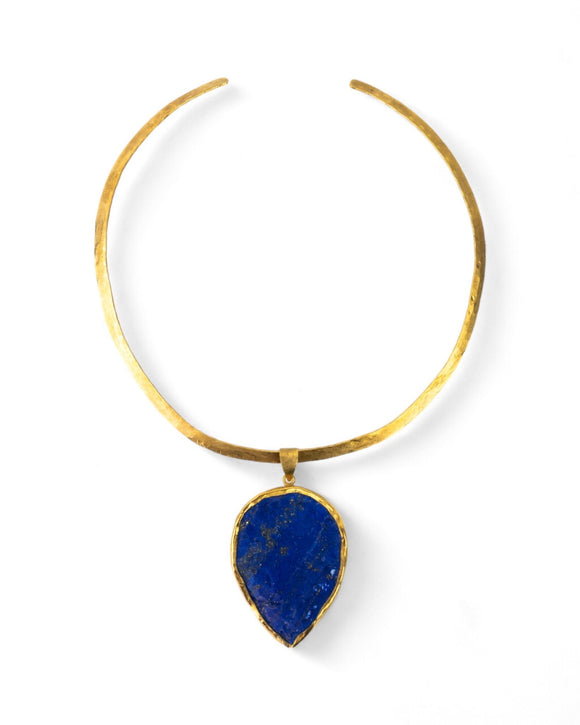 Extra Large Lapis Lazuli Pendant Pruden and Smith
