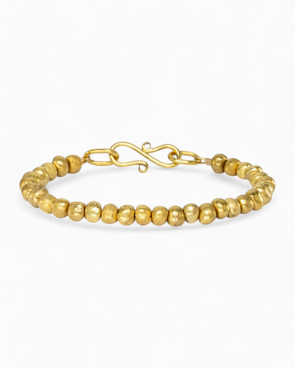 Nugget 9ct Gold Bracelet Bracelet Pruden and Smith