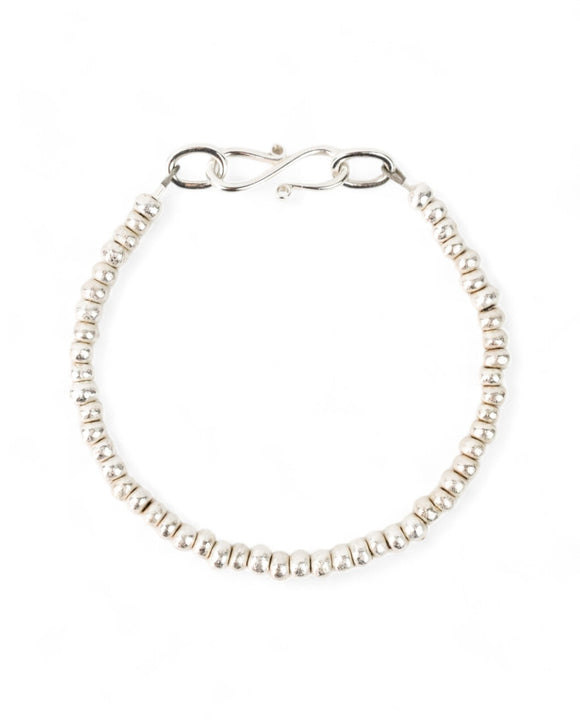 Nugget Solid Silver Bracelet Bracelet Pruden and Smith