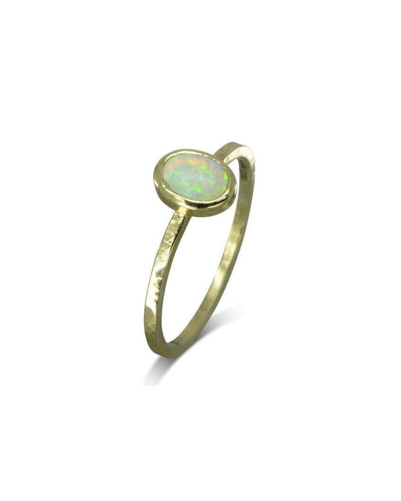 Opal 9ct Gold Stacking Ring Ring Pruden and Smith