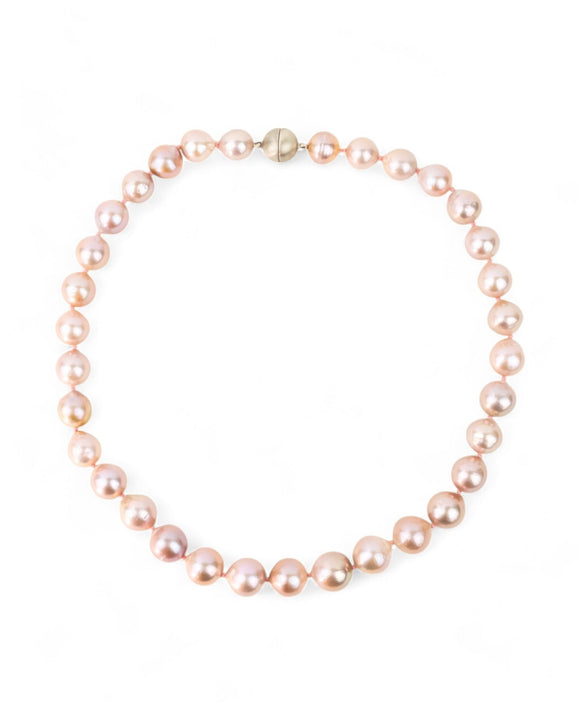 Pink Pearl Necklace (13mm) Necklace Pruden and Smith