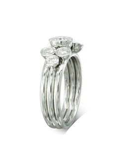 Classic Diamond Stacking Rings Set (1ct) Ring Pruden and Smith   