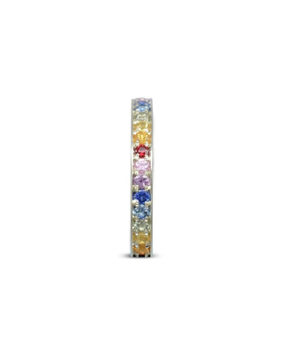 Rainbow Sapphire Eternity Ring Ring Pruden and Smith