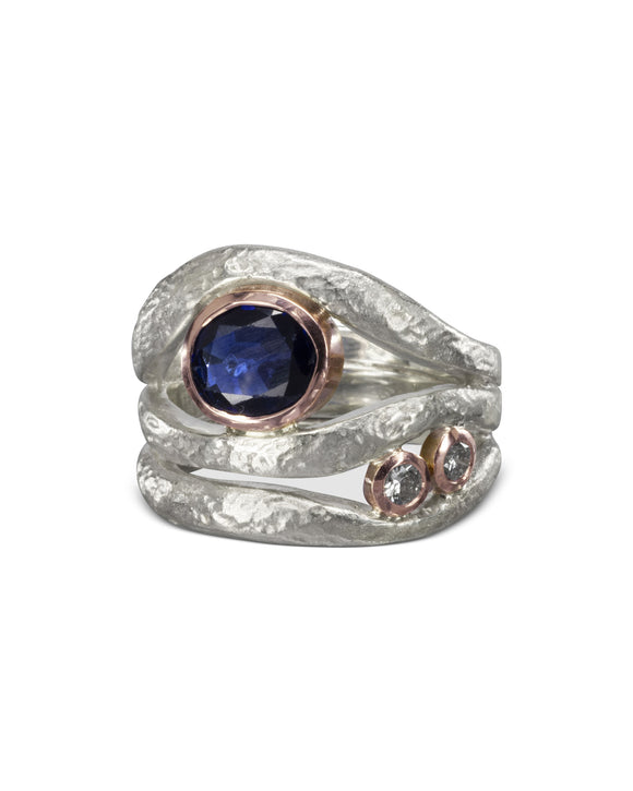 Sapphire and Diamond Dress Ring Pruden and Smith