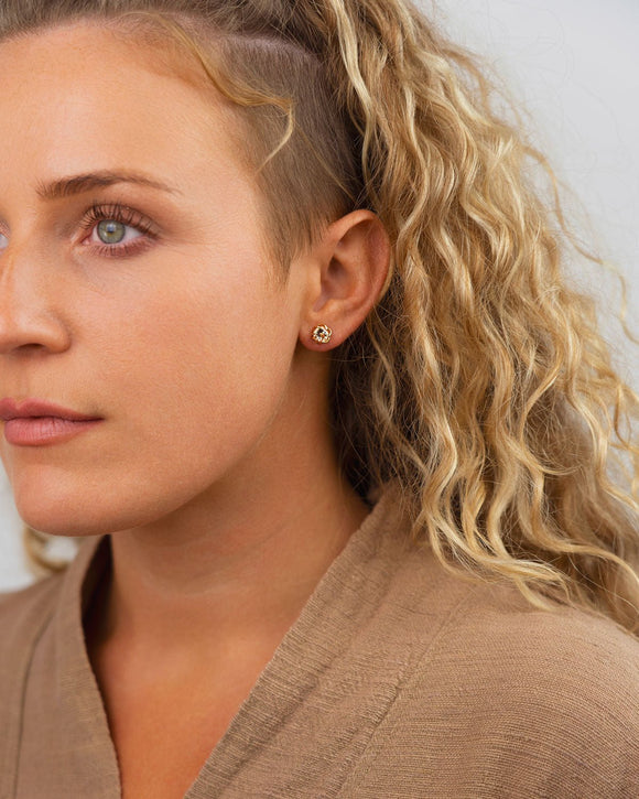 Six Claw Diamond Ear Studs Earrings Pruden and Smith