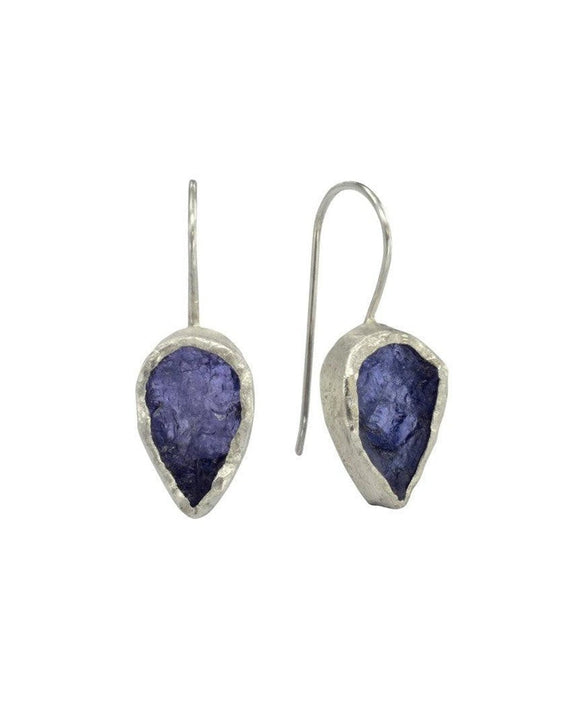 Tanzanite Drop Earrings Earrings Pruden and Smith