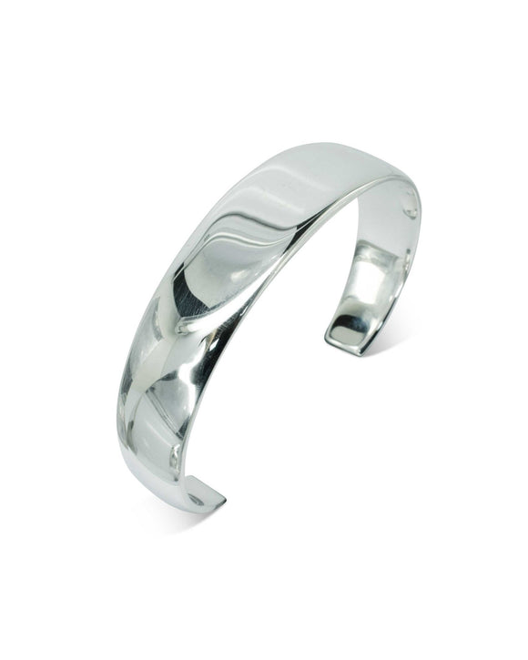 Torc Solid Silver Bangle (Wide) Bangle Pruden and Smith
