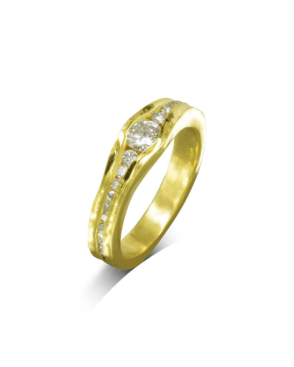 Trap Diamond Engagement Ring (4mm) Ring Pruden and Smith