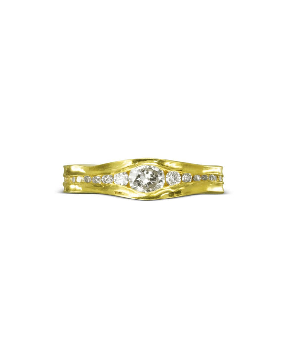 Trap Diamond Engagement Ring (4mm) Ring Pruden and Smith
