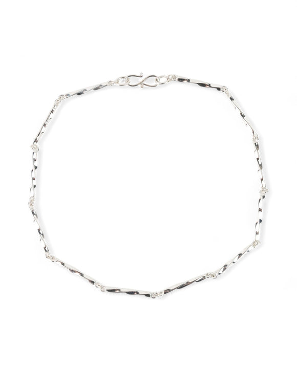 Twisted Silver Chain Necklace Necklace Pruden and Smith