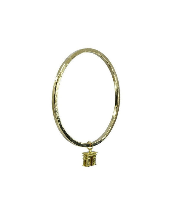 Vintage Charms 9ct Solid Gold Bangle Bangle Pruden and Smith