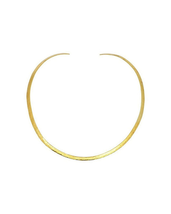 Yellow Gold Necktorc Necklace Pruden and Smith Yellow Gold Vermeil