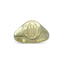 Monogram Engraved Signet Ring Ring Pruden and Smith   