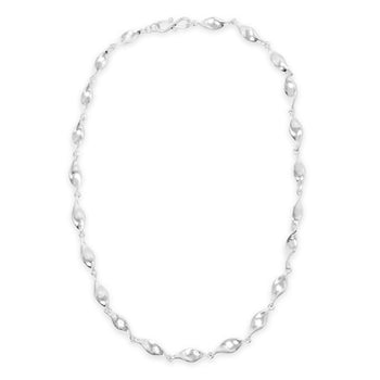 Twist Silver Necklace (Small) Necklace Pruden and Smith   