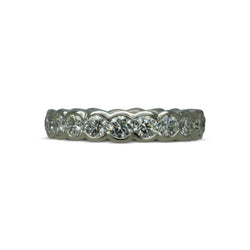 Scalloped Diamond Eternity Ring (2ct) Ring Pruden and Smith   