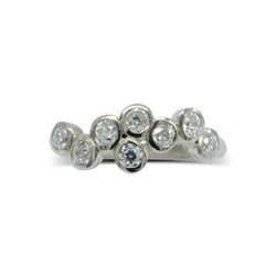 Water Bubbles Diamond Eternity Ring (Large) Ring Pruden and Smith   