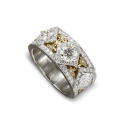 Bespoke Diamond Wedding Band Ring Pruden and Smith   