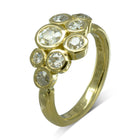 Water Bubbles Diamond Cluster Ring Ring Pruden and Smith   
