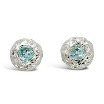 Nugget Gemstone Stud Earrings (12mm) Earstuds Pruden and Smith   