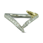 Spiky Two Tone Spiky Eternity Ring Ring Pruden and Smith   