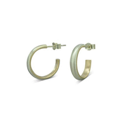 Two Tone Gold Mini Hoop Earrings Earring Pruden and Smith   