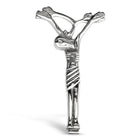 Silver Christ on a Tree By Dunstan Pruden Silverware Pruden and Smith With Base  