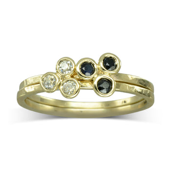 Trefoil Gold Gemstone Ring Ring Pruden and Smith   