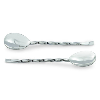 Silver Spoon 6" Twisted Silverware Pruden and Smith   