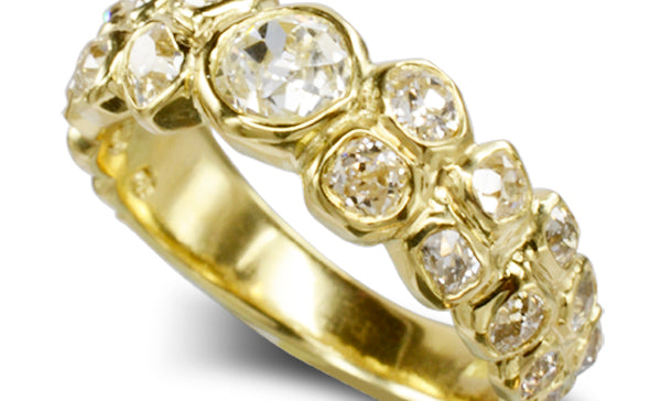 Unusual Gold Eternity Rings