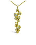 Nugget 9ct Yellow Gold and Diamond Pendant Pendant Pruden and Smith   