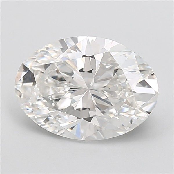 2.5ct Oval Lab-Grown Diamond — for Oval Cut Bezel Cathedral Engagement Ring