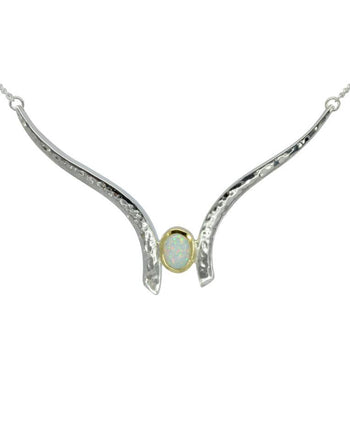 Forged Opal Pendant Pendant Pruden and Smith   