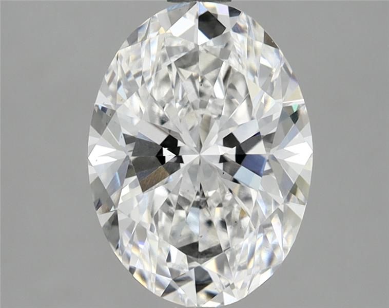 2.49ct Oval Lab-Grown Diamond — for Oval Cut Bezel Cathedral Engagement Ring