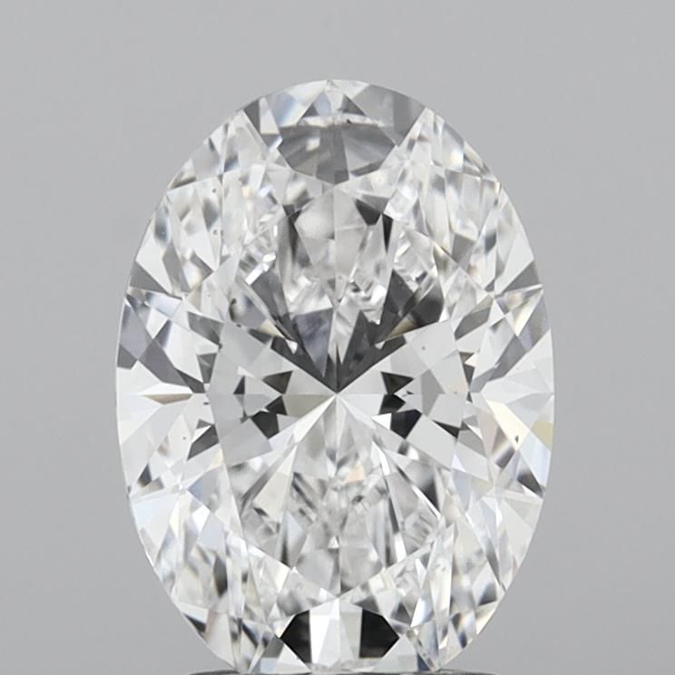 2.21ct Oval Lab-Grown Diamond — for Oval Cut Tulip Claw Engagement Ring